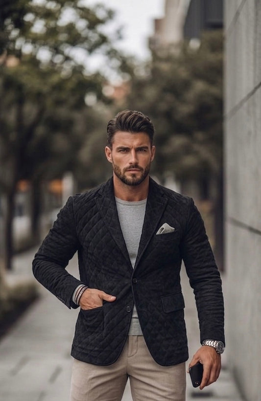 Egoistic Urban Quilt Blazer Jacket