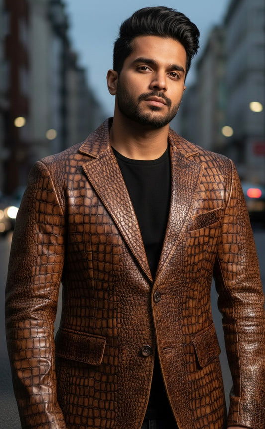 Regal Croc Luxe Blazer