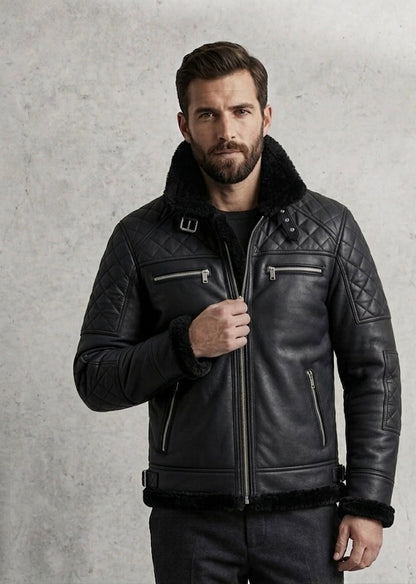 The Bison Nappa Shearling Aviator