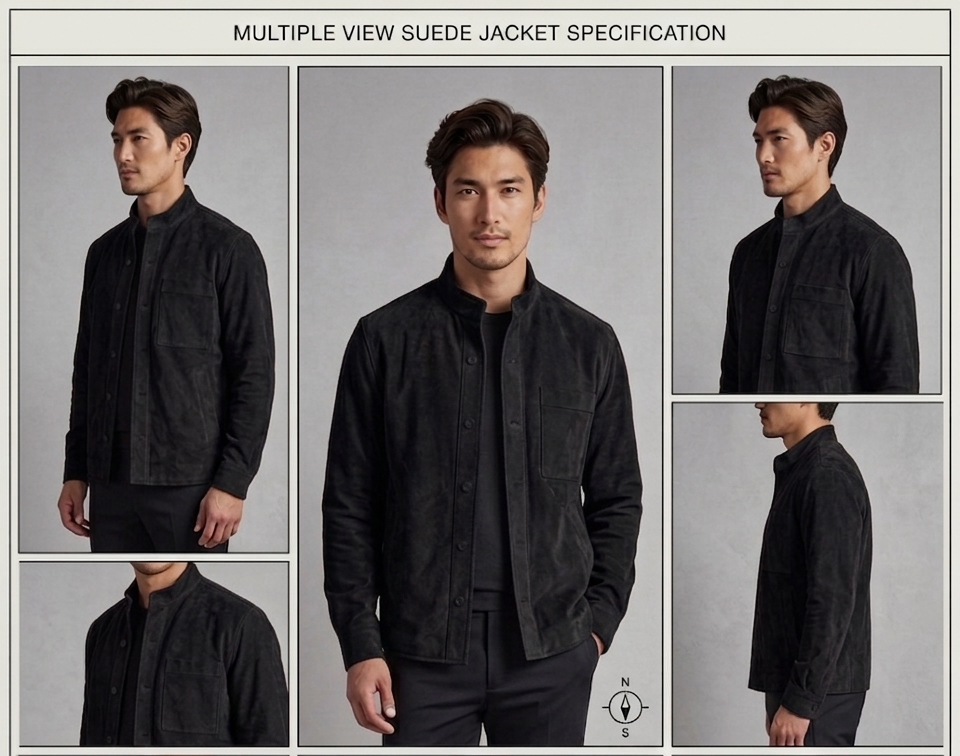 The Obsidian Artisan Suede Overshirt