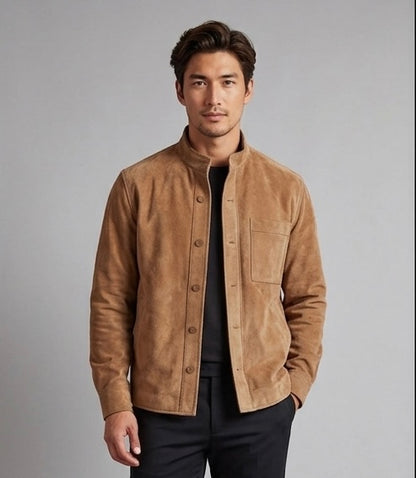 The Obsidian Artisan Suede Overshirt