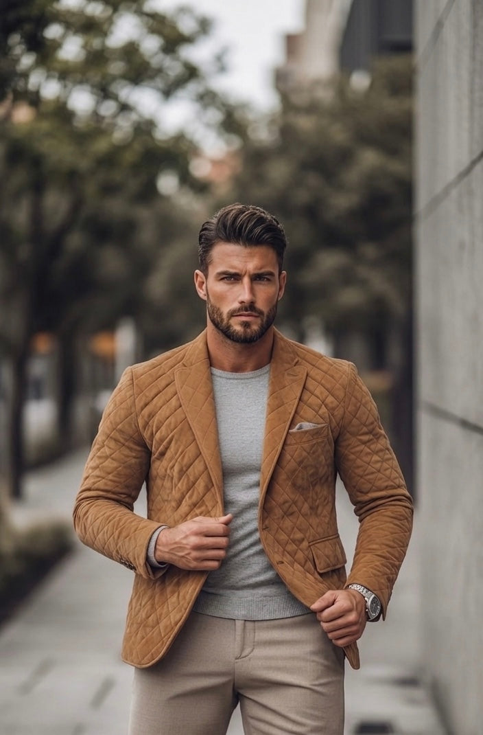 Egoistic Urban Quilt Blazer Jacket