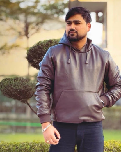 Egoistic Titan Hooded Leather