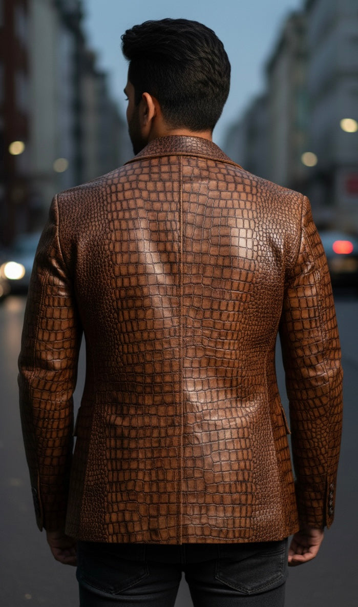 Regal Croc Luxe Blazer