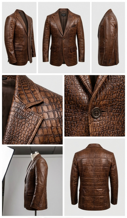 Regal Croc Luxe Blazer