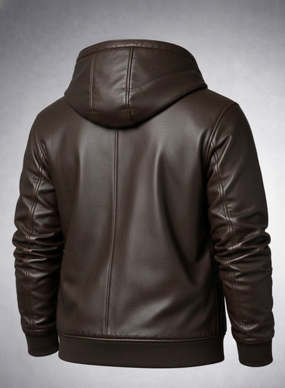 Egoistic Titan Hooded Leather