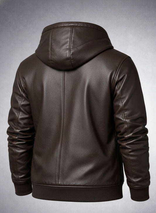 Egoistic Titan Hooded Leather