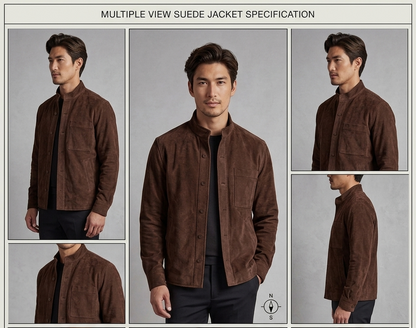 The Obsidian Artisan Suede Overshirt