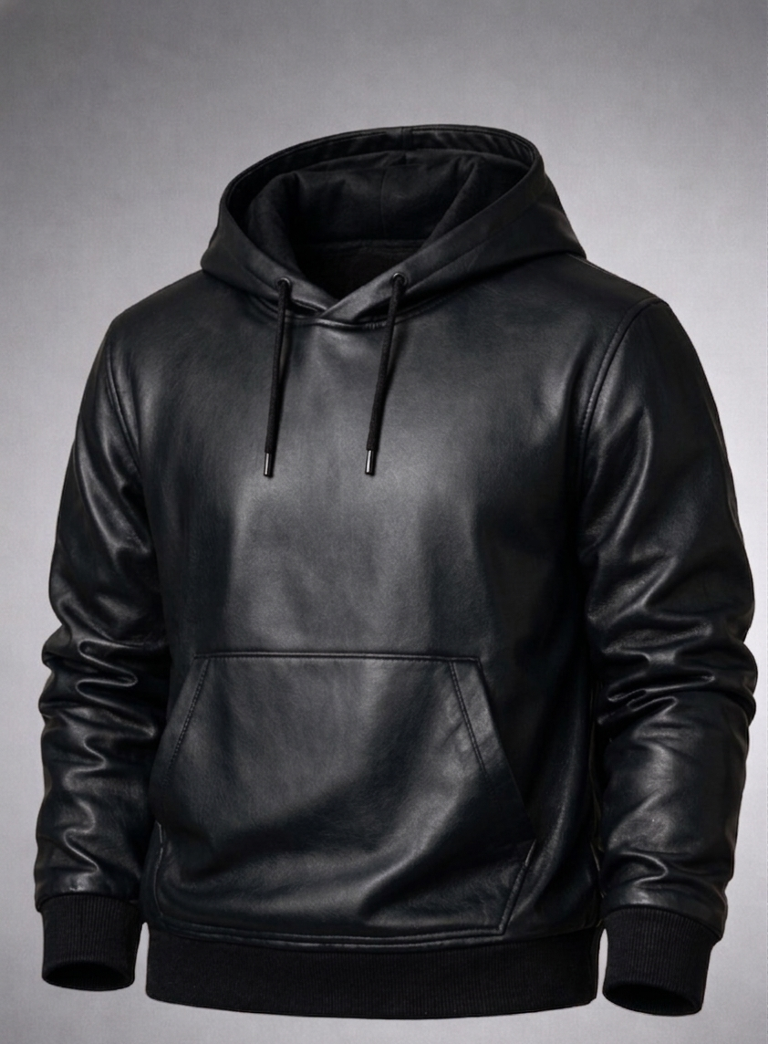 Egoistic Titan Hoodie Black Leather