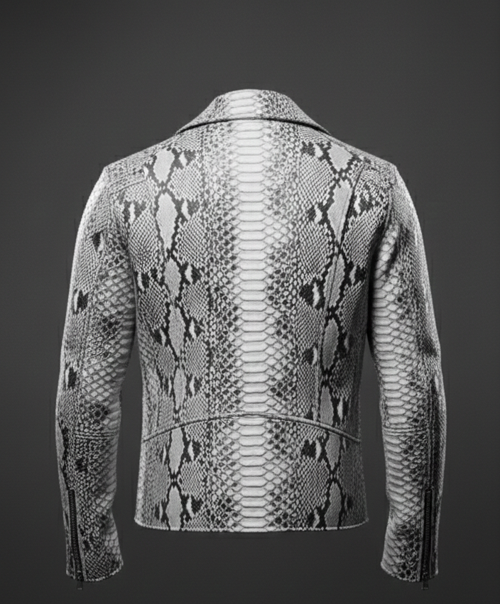 Python Edge Nappa Leather Jacket