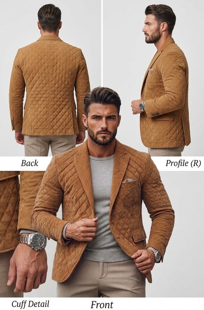Egoistic Urban Quilt Blazer Jacket